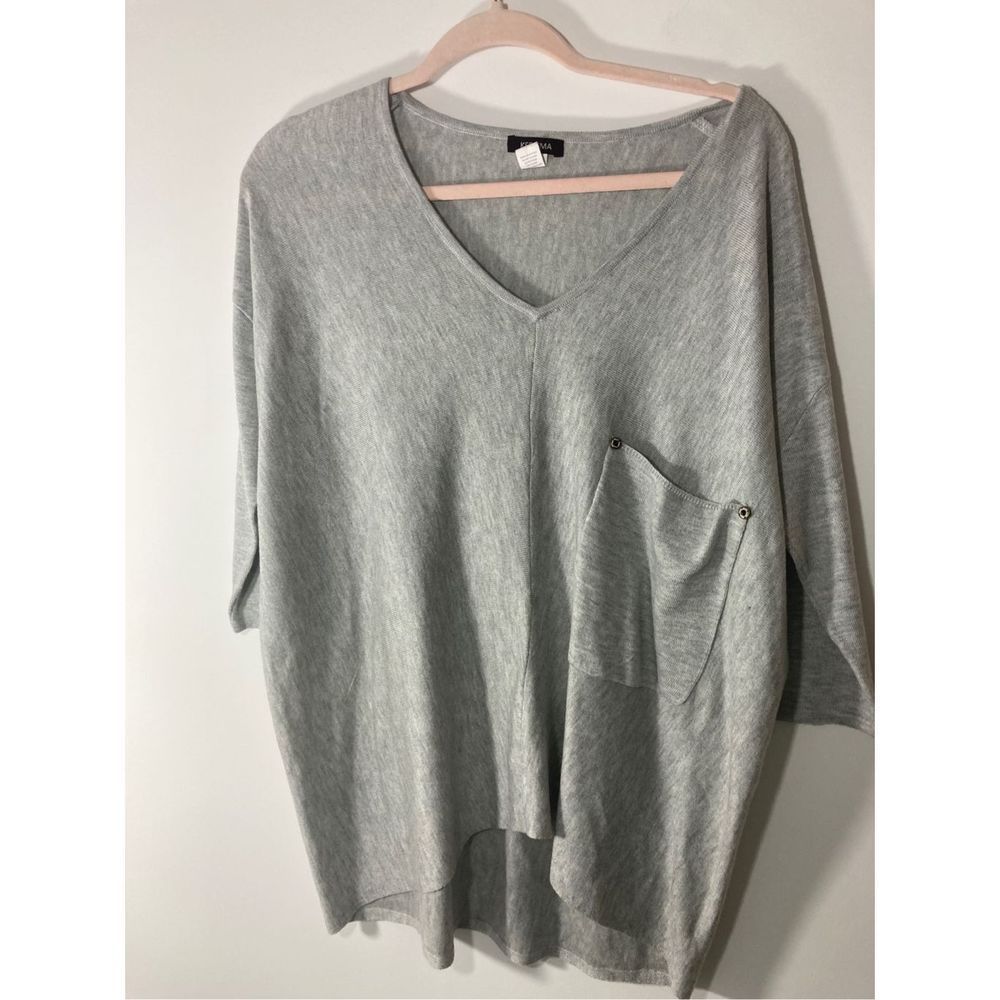 Kerisma Grey S/M Oversized Women's Shrug